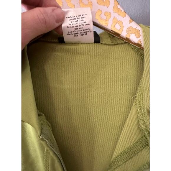 Athleta Green Full Zip Jacket with Hood | Size Medium - Picture 6 of 7